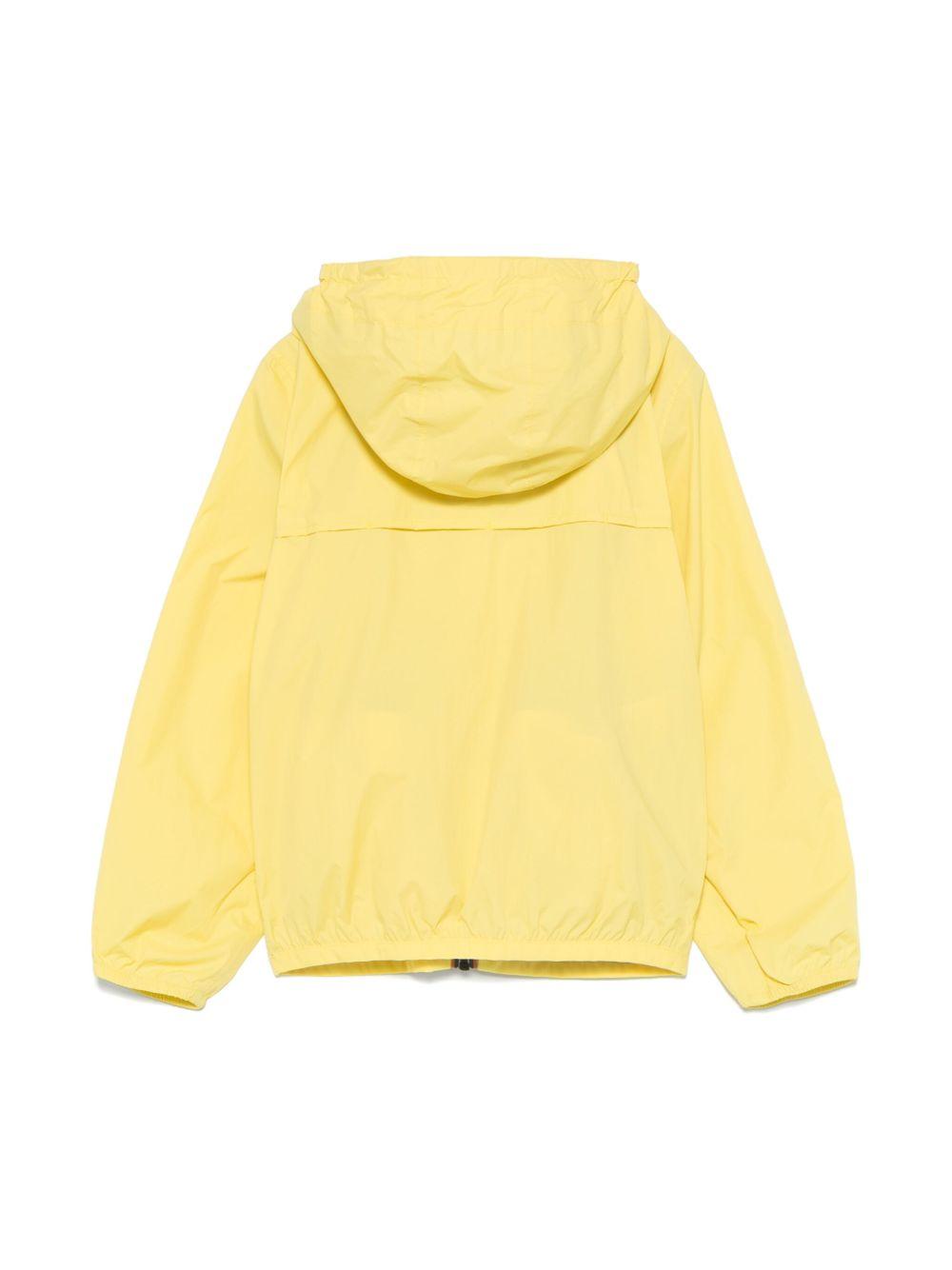 Giacca per bambini K-Way Kids Le Vrai giallo con due tasche laterali con cerniera K61336W 649 K-WAY KIDS