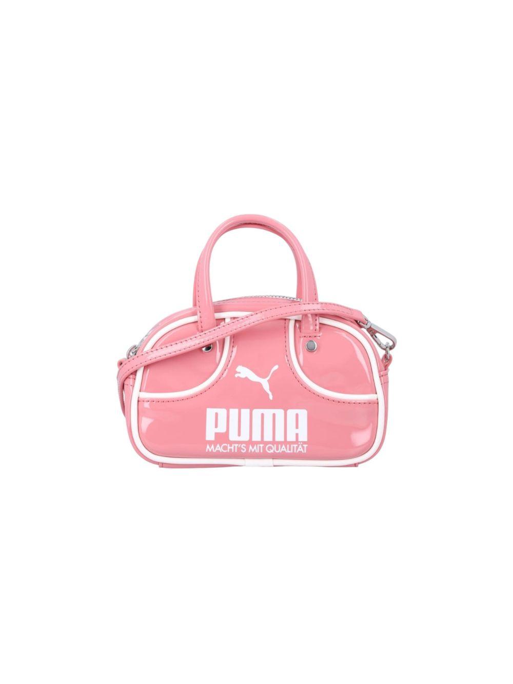 Borsa per bambina Puma Kids rosa con logo stampato sul davanti 91824 12 PUMA KIDS