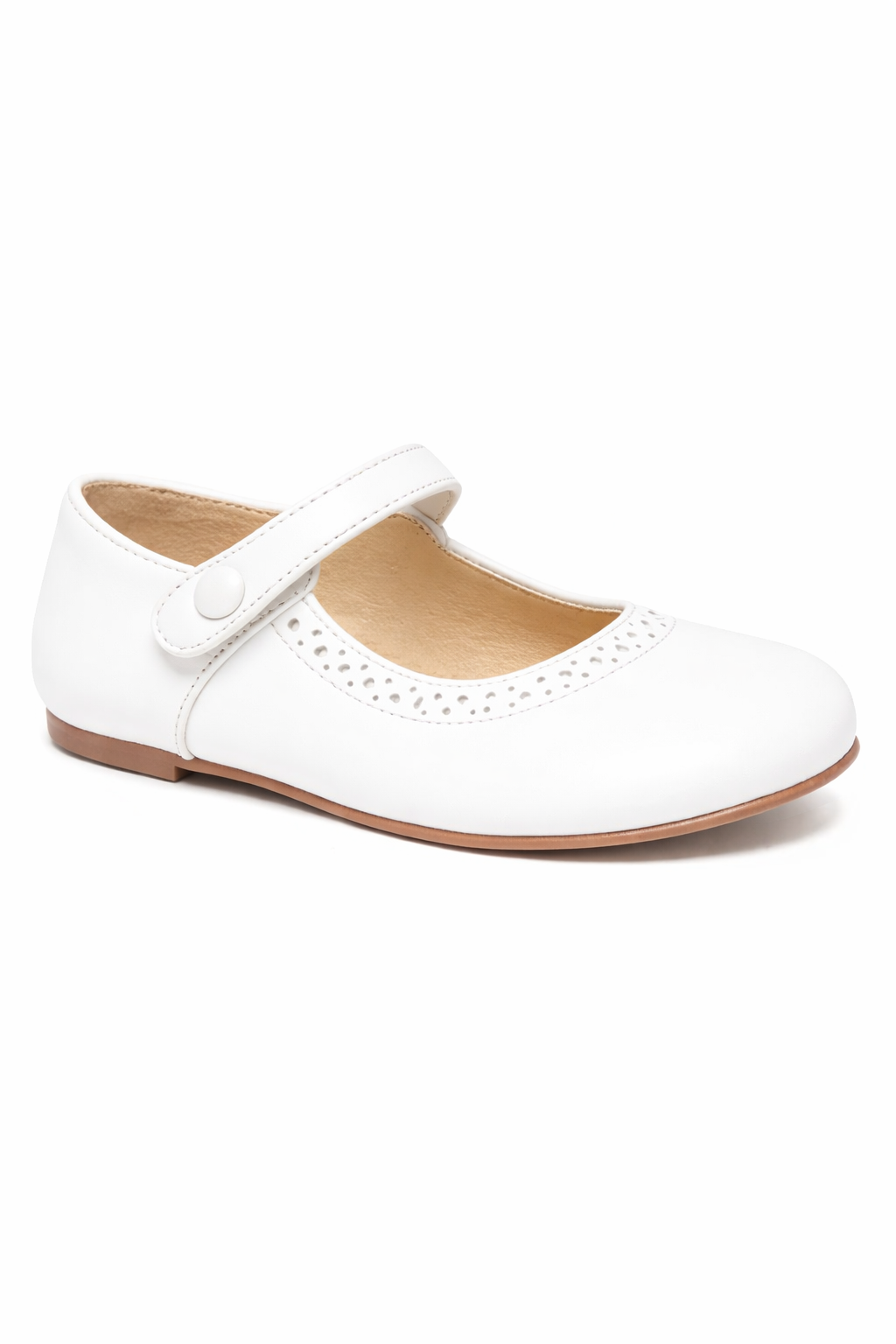 Ballerine per bambina Tartine Et Chocolat bianco con cinturino GA SR04 03 TArtine & Chocolat KIDS