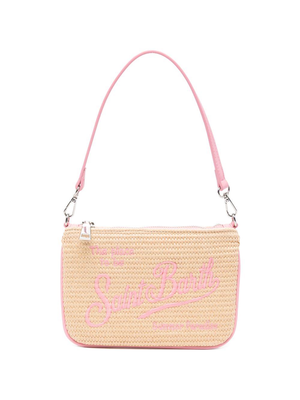 Pochette Parisienne MC2 Saint Barth beige con ricamo logo PARM002 00415L MC2 ST. BARTH KIDS