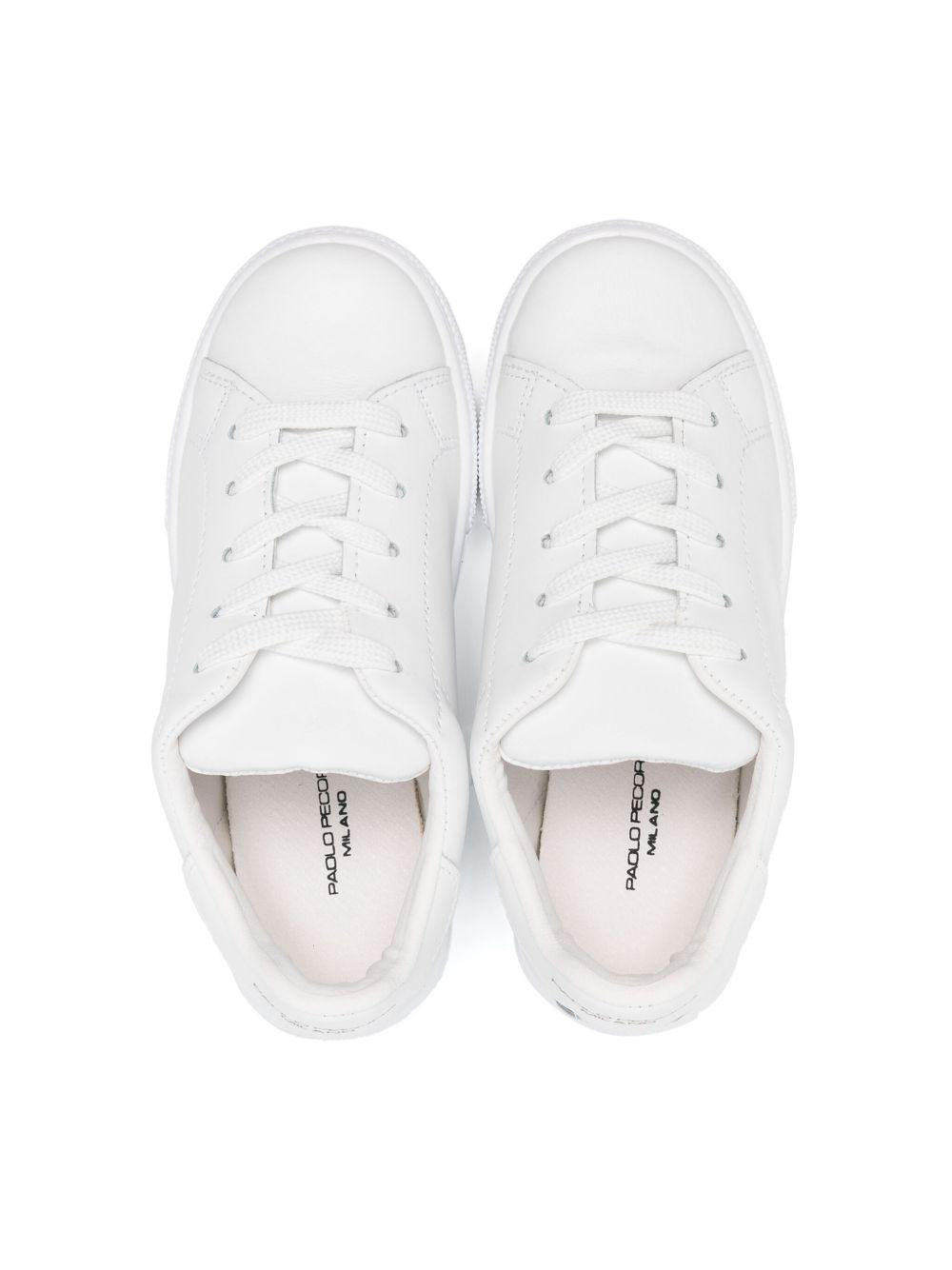 Sneakers per bambino Paolo Pecora Kids bianco in finta pelle PP3603-26E BIANCO PAOLO PECORA KIDS