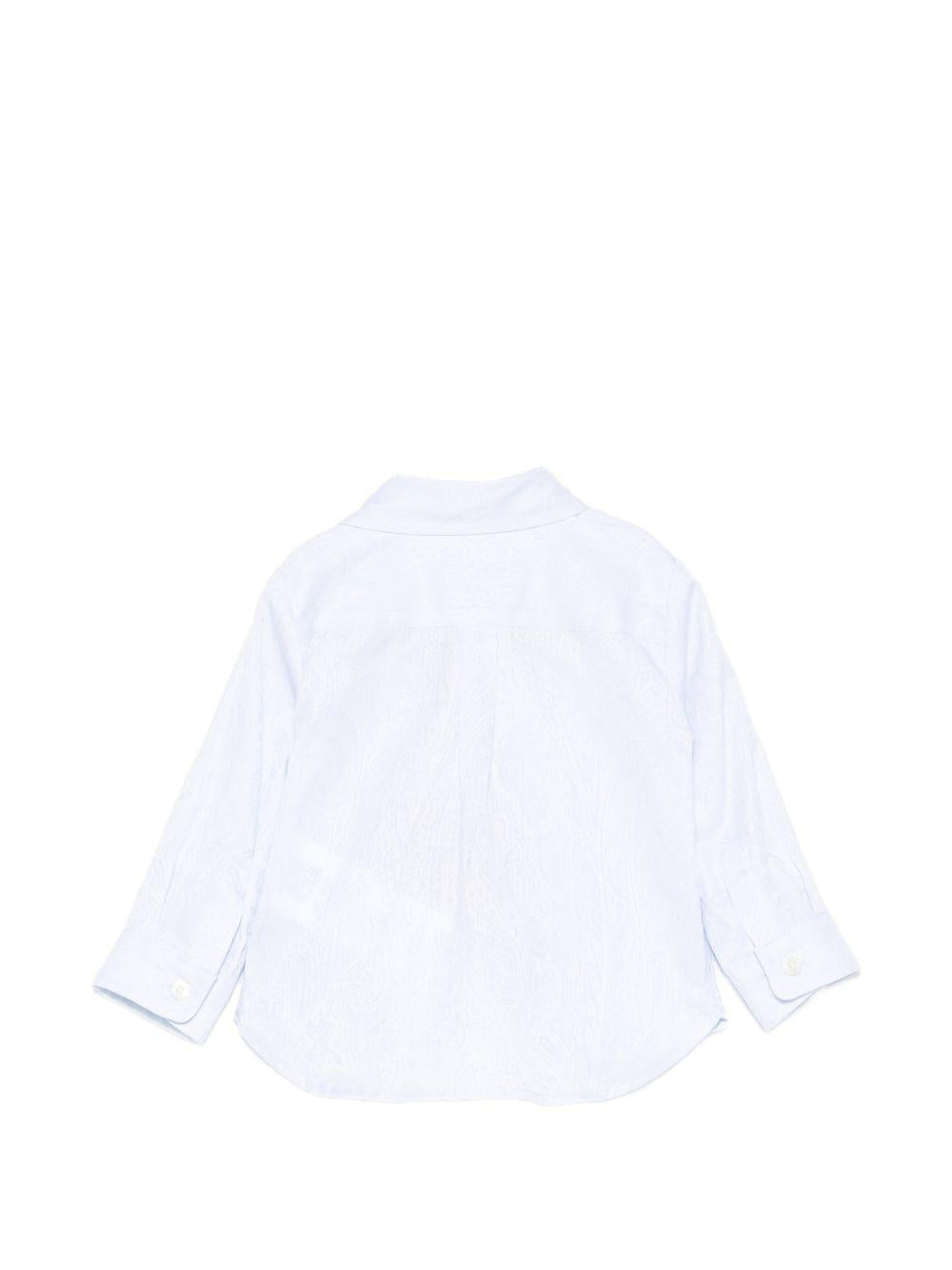 Camicia per neonato Etro Kids bianca con colletto classico GW5500 P0472 600 ETRO KIDS