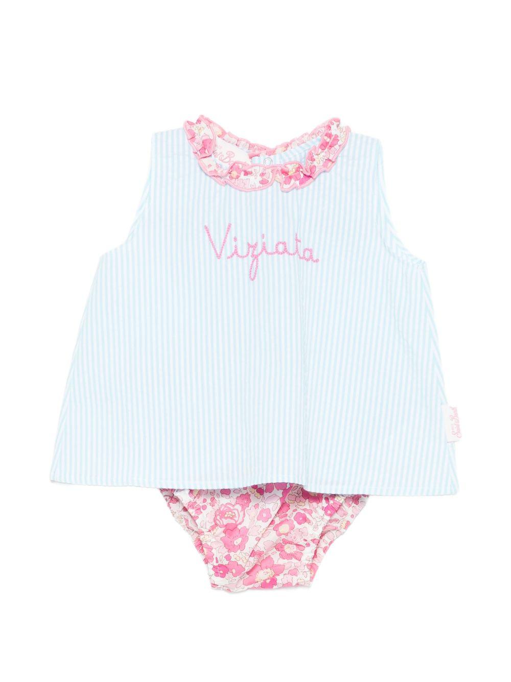 Abito per neonata Abbie MC2 Saint Barth Kids multicolore con stampa floreale ABB0002 03256L MC2 ST. BARTH KIDS