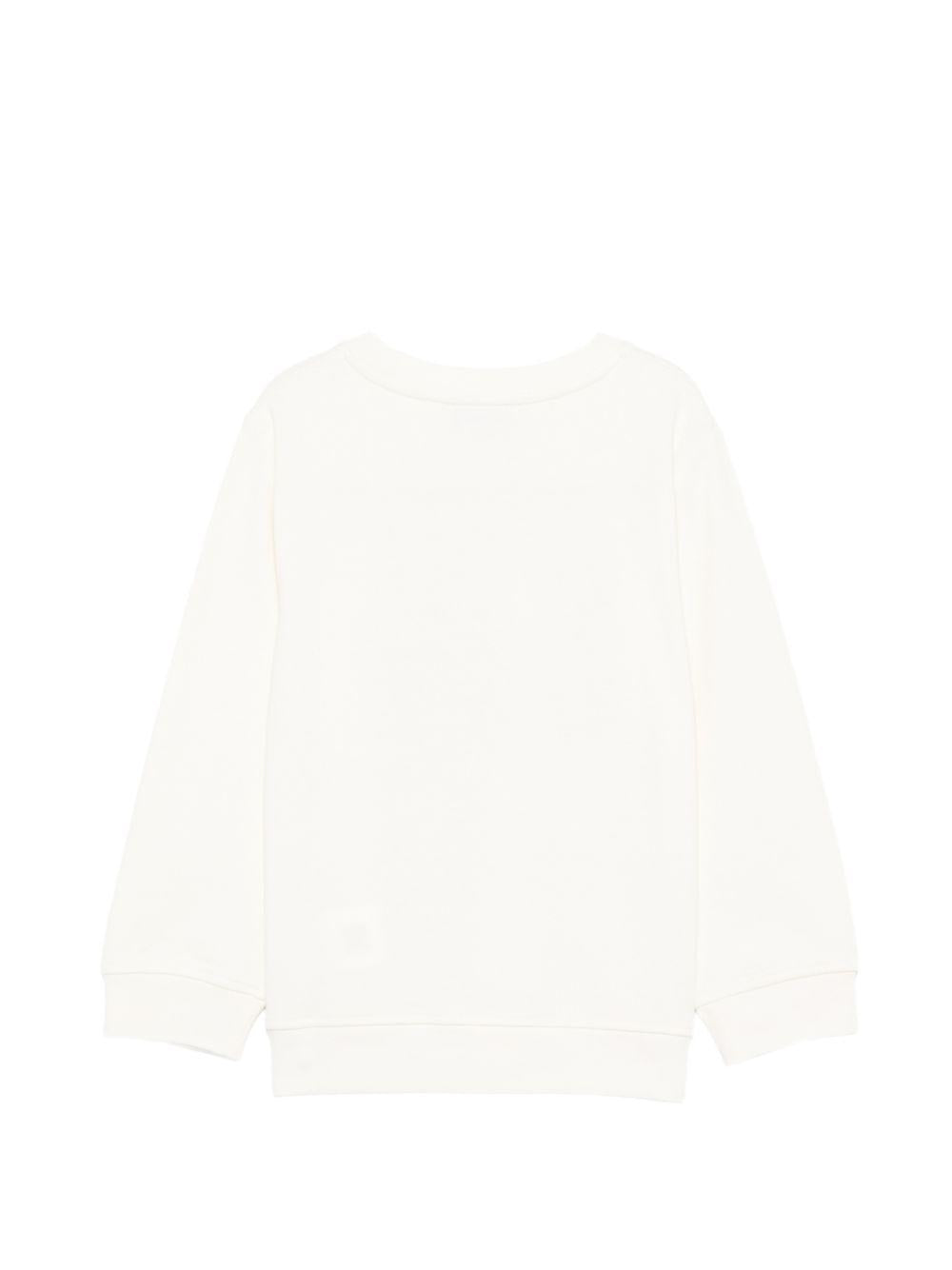 Felpa per bambino Stella McCartney Kids beige con stampa grafica all-over TY4Q50 Z3409 137 STELLA McCARTNEY KIDS