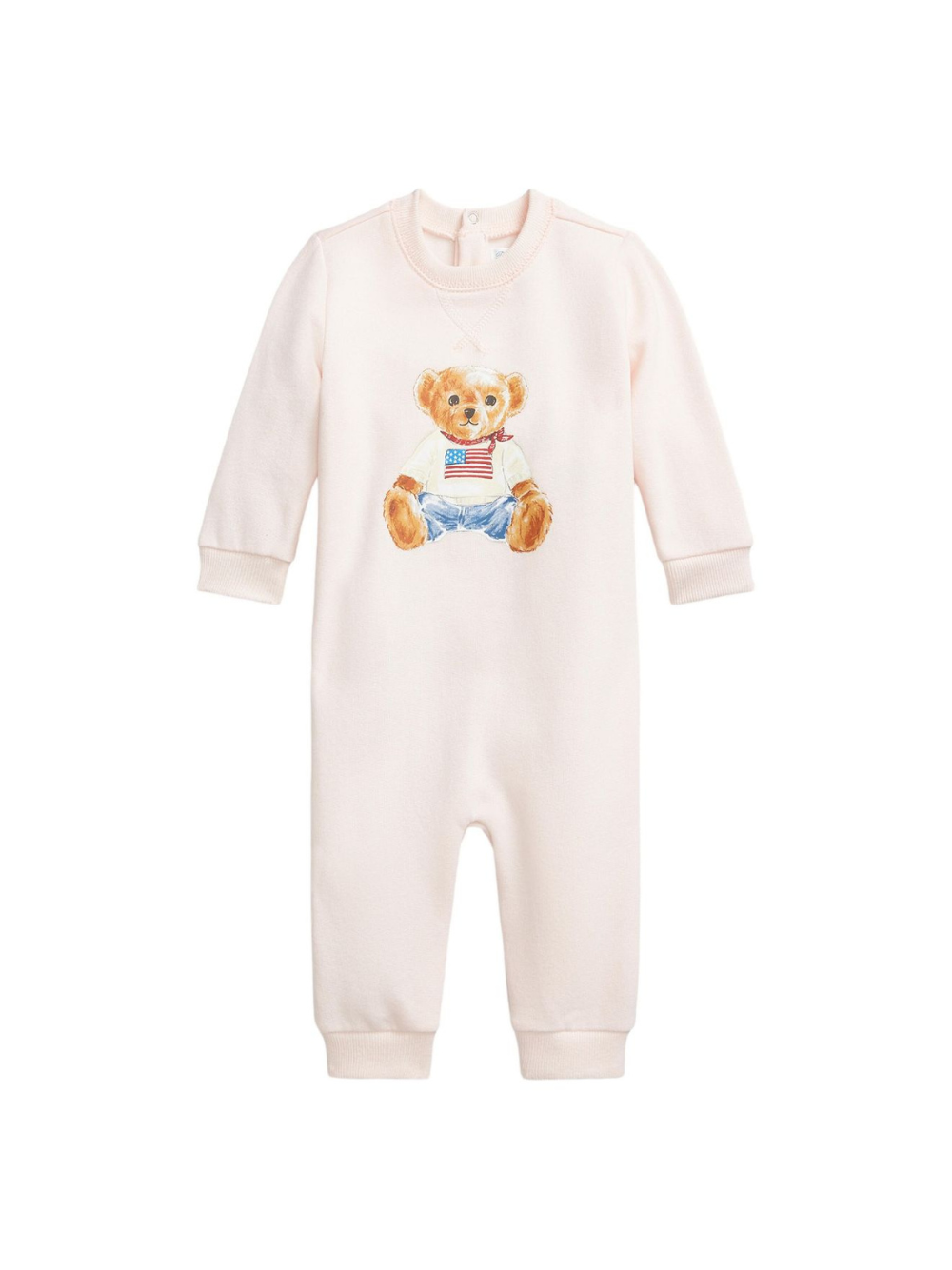 Tutina per neonata POLO RALPH LAUREN KIDS rosa con stampa Polo Bear 310898933 001 Ralph Lauren kids