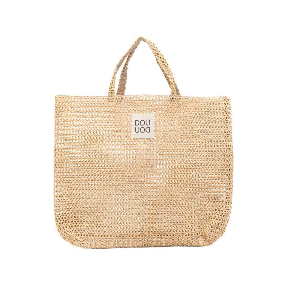 Borsa per bambina Douuod Kids beige con design intrecciato DY0A08 Z3929 107 DOUUOD KIDS