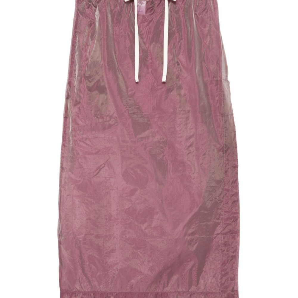 Gonna midi per donna THE M Olimpia rosa con vita con coulisse elasticizzata OLIMPIA GAROFANO THE M