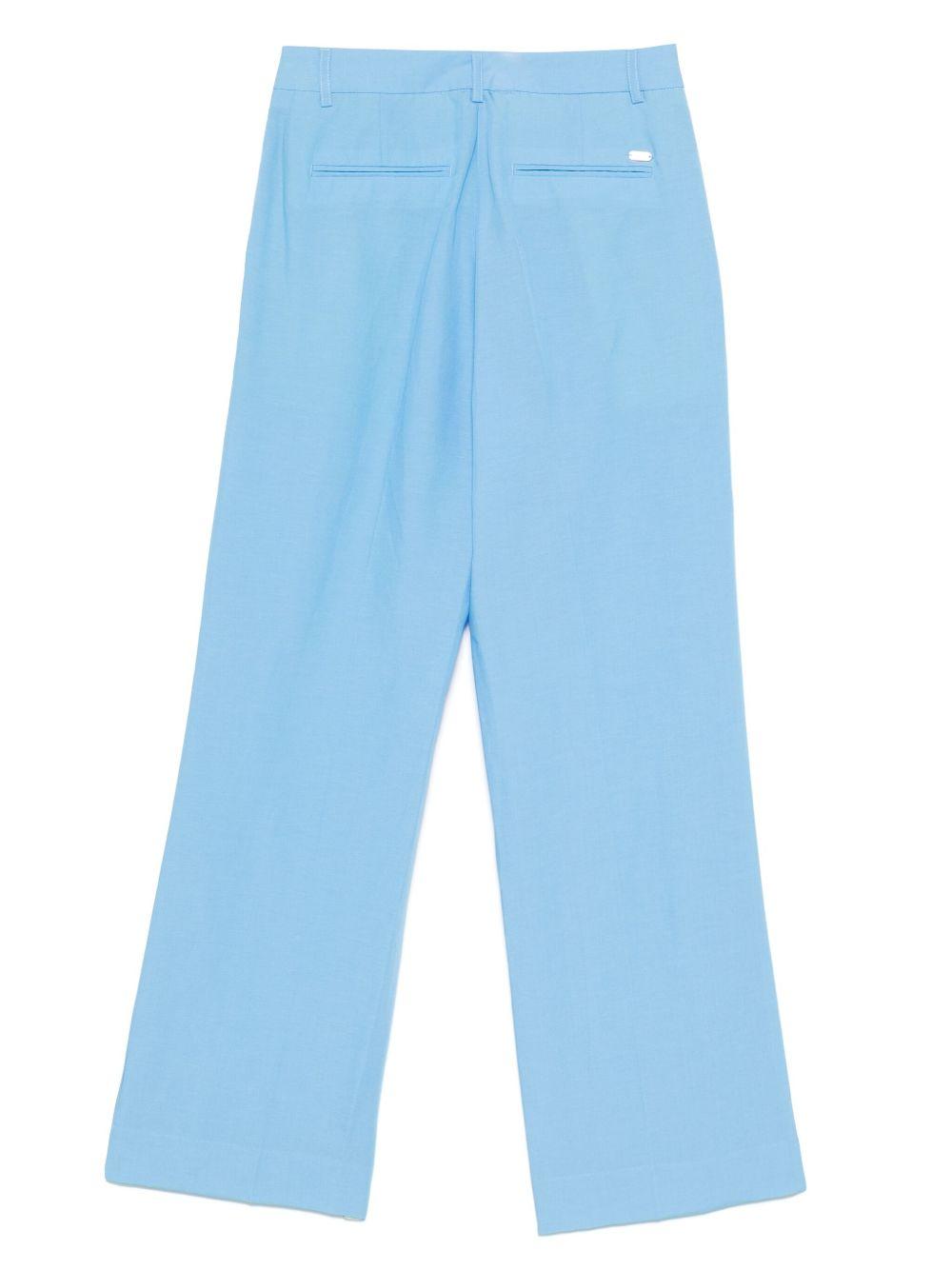 Pantaloni per donna Scotch & Soda Edie azzurro con taglio dritto ULH00720F 423 SCOTCH DONNA