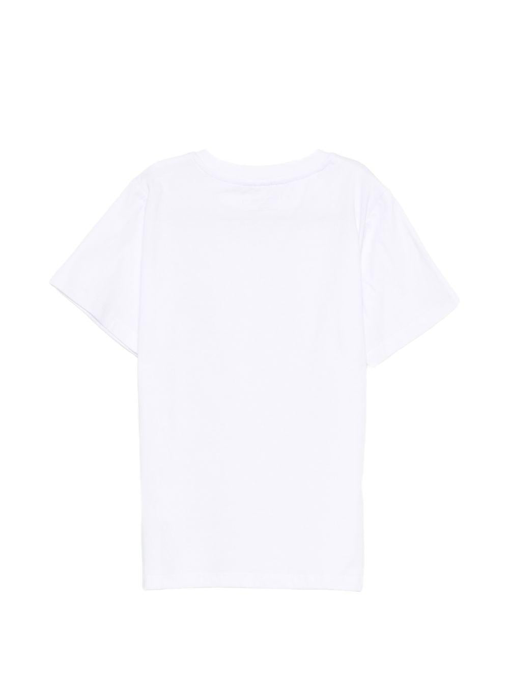 T-shirt per bambina Stella McCartney Kids bianca con stampa logo TY8C71 Z0434 100 STELLA McCARTNEY KIDS