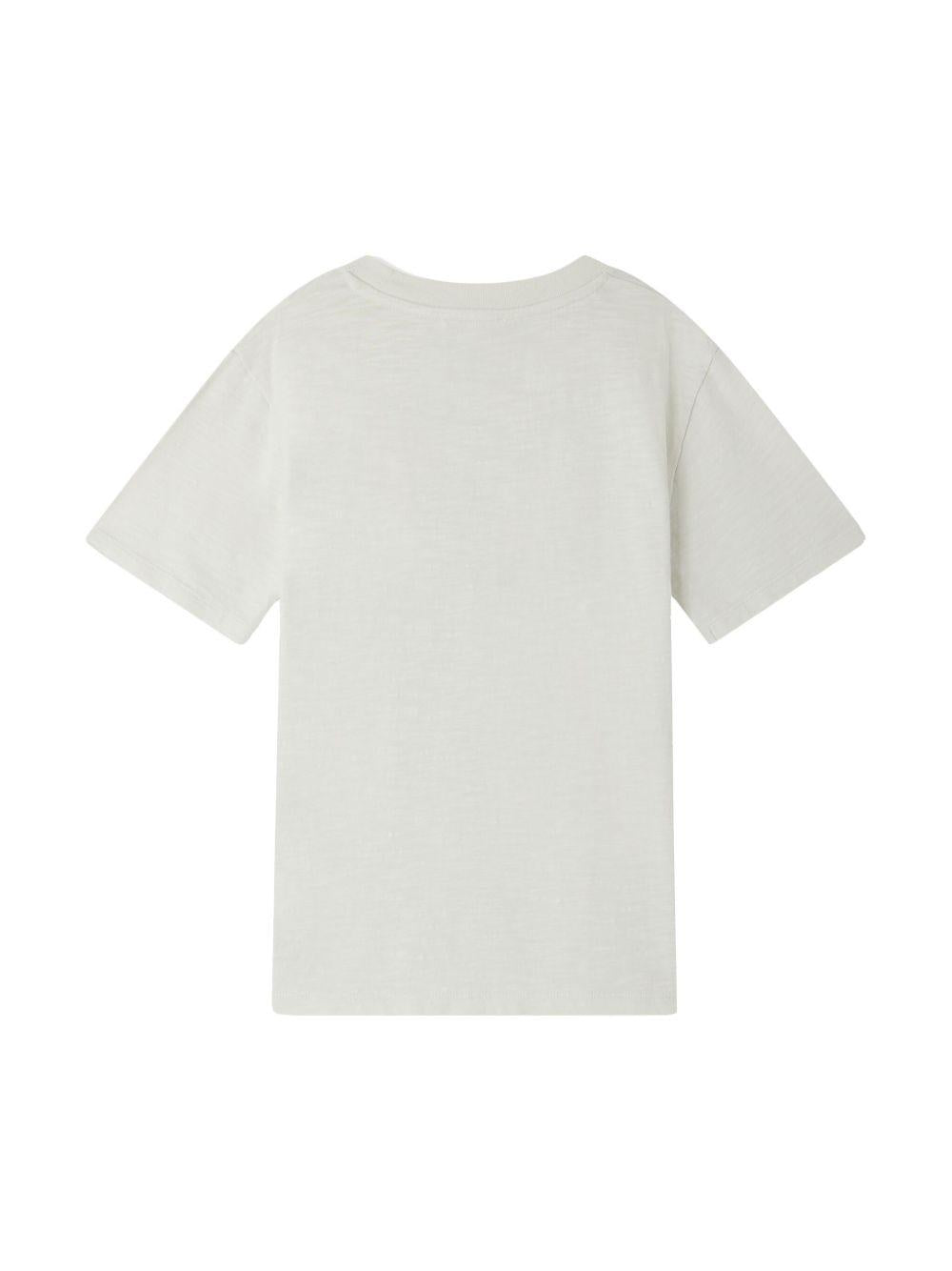 T-shirt per bambino Bonpoint Thibald bianco con stampa sul davanti S05BTSK00012 193 BONPOINT KIDS