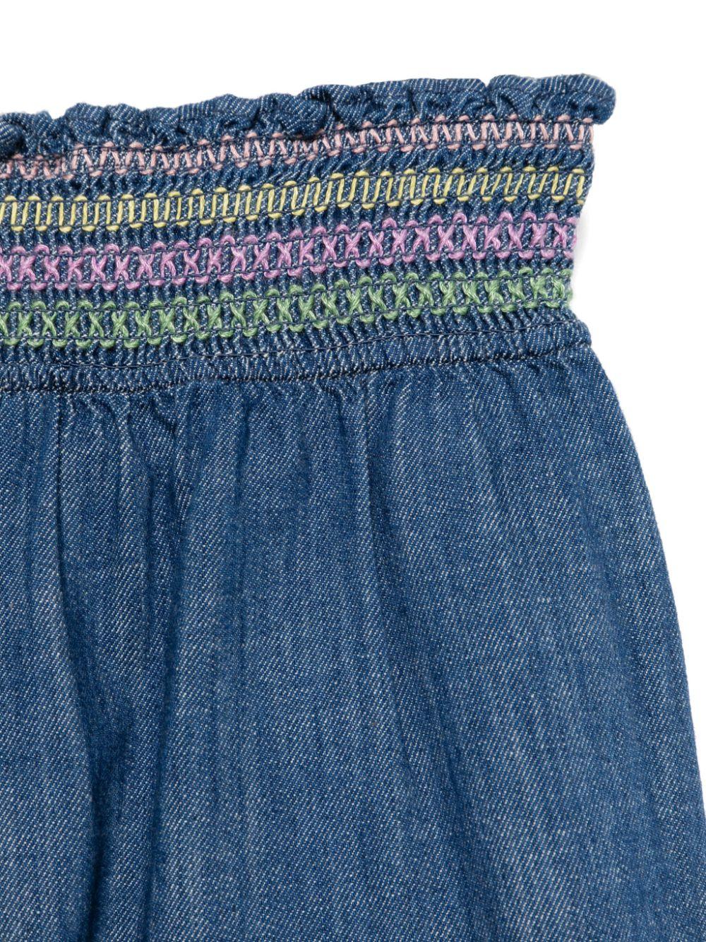 Jeans per bambina Zimmermann Kids in denim con elastico in vita 1825PR S253 ZIMMERMANN KIDS