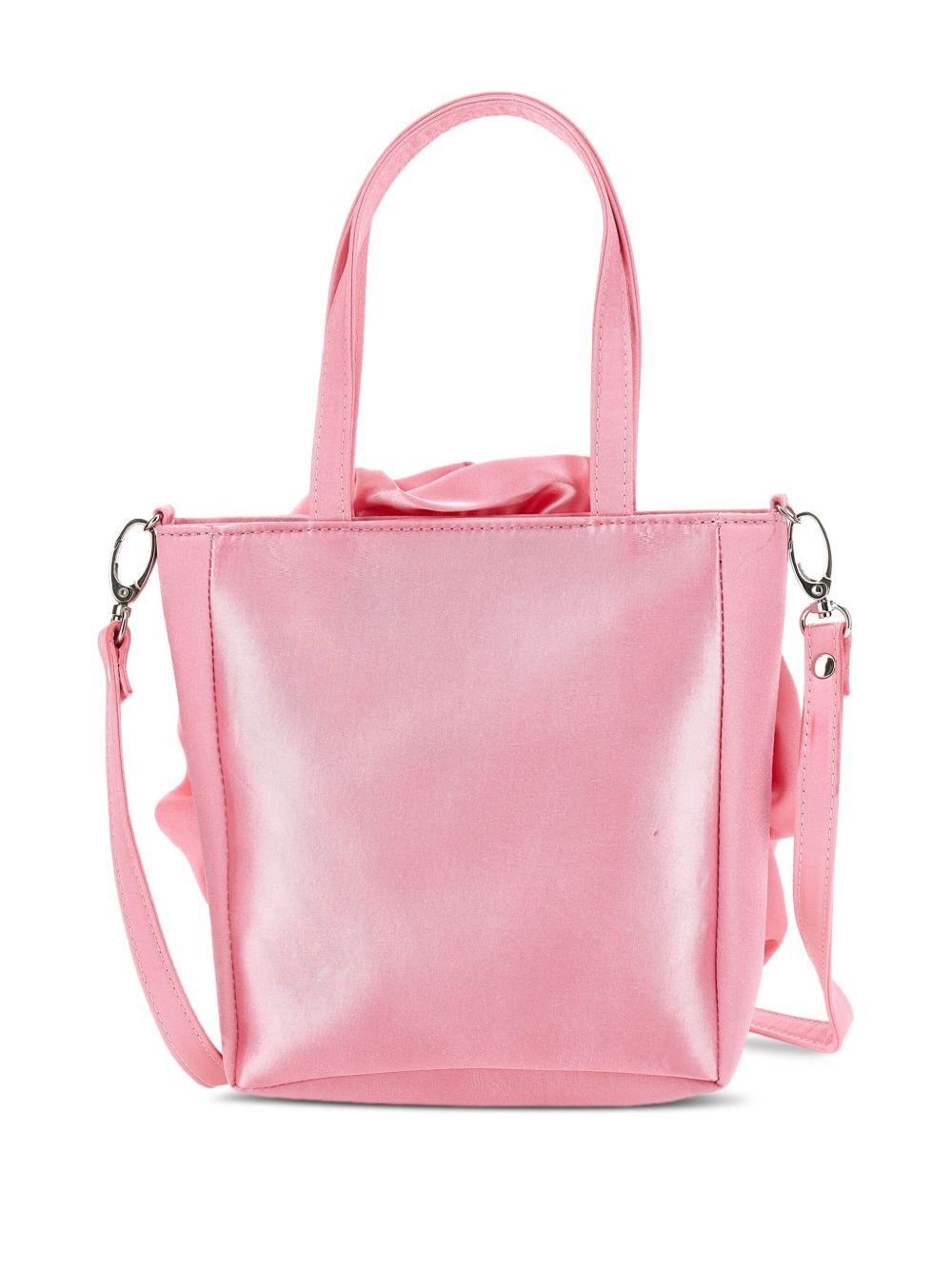Borsa a mano per bambina Monnalisa rosa con dettaglio rosa 19F012 6047 0093 MONNALISA