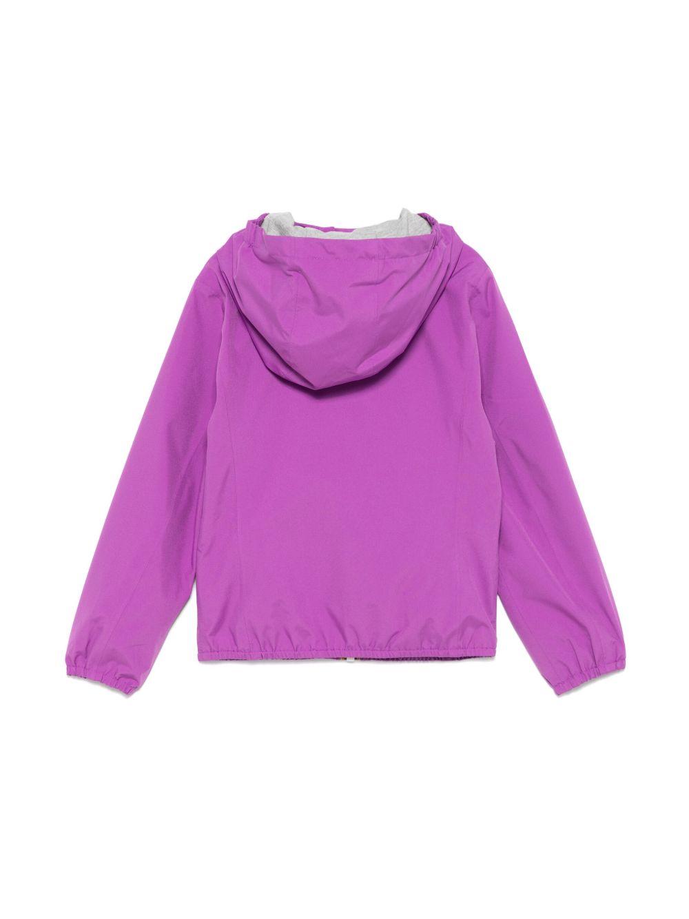 Giacca P.Lily Stretch Poly per bambina K-WAY Kids viola con fitting slim K2148NW 521 K-WAY KIDS
