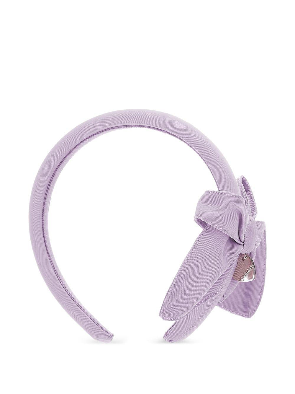 Cerchietto per bambina Monnalisa Kids viola con fiocco sul lato 17H002 8095 0063 MONNALISA KIDS
