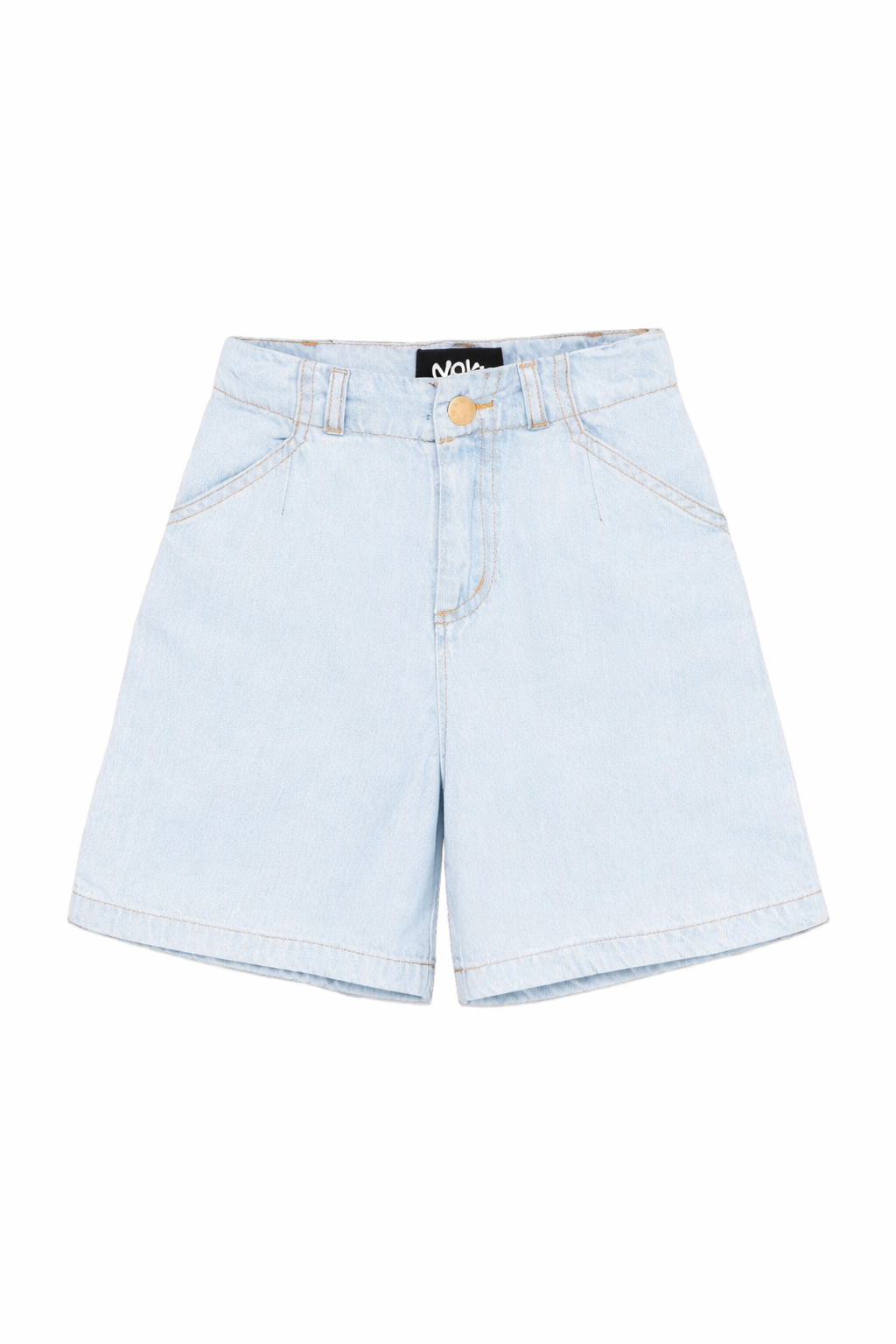 Shorts per bambina Molo denim con applicazione posteriore con logo 2S26H201 5487 MOLO