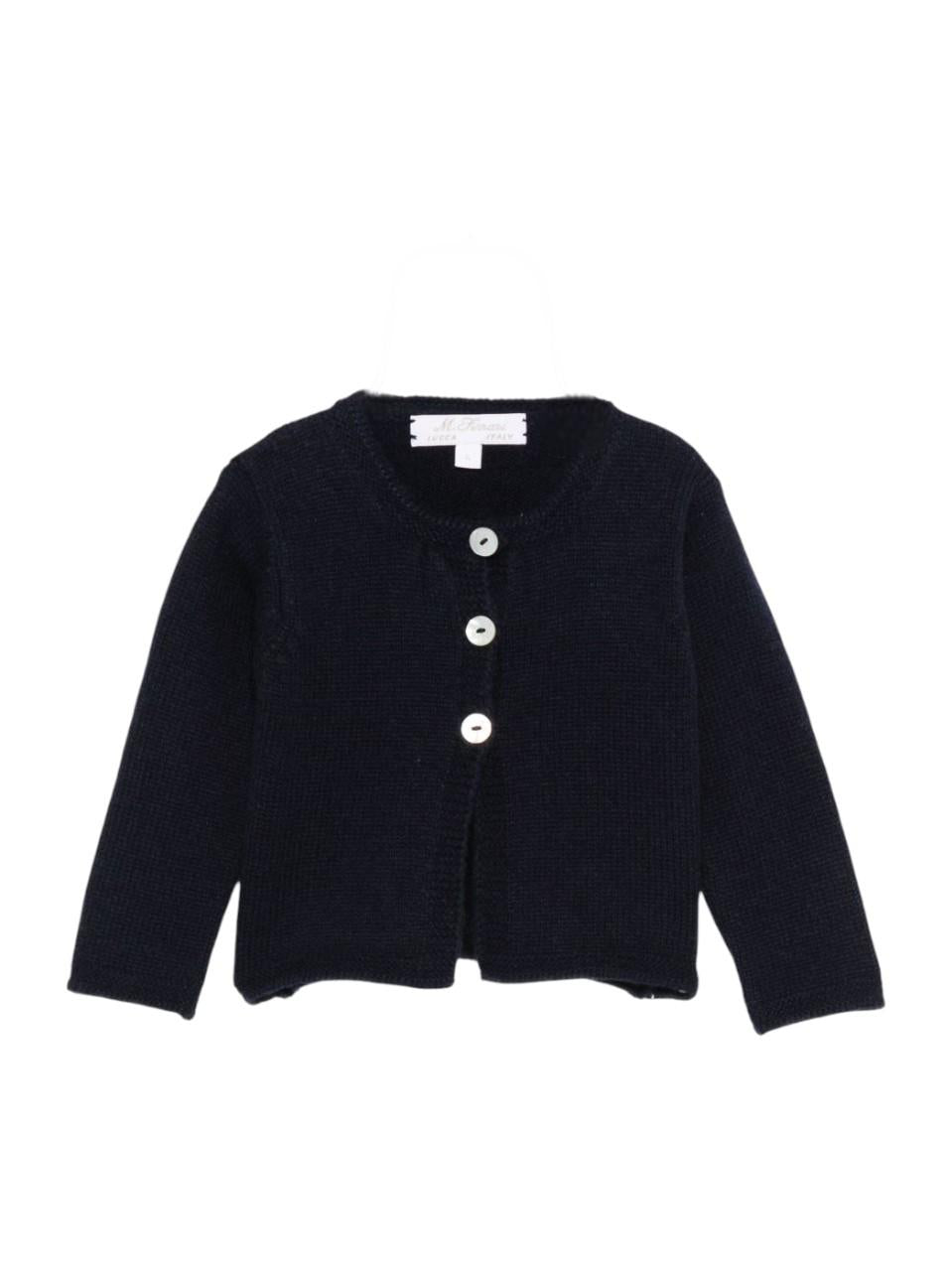 Cardigan per neonata Mariella Ferrari blu con bottoni MGI9 161 MARIELLA FERRARI