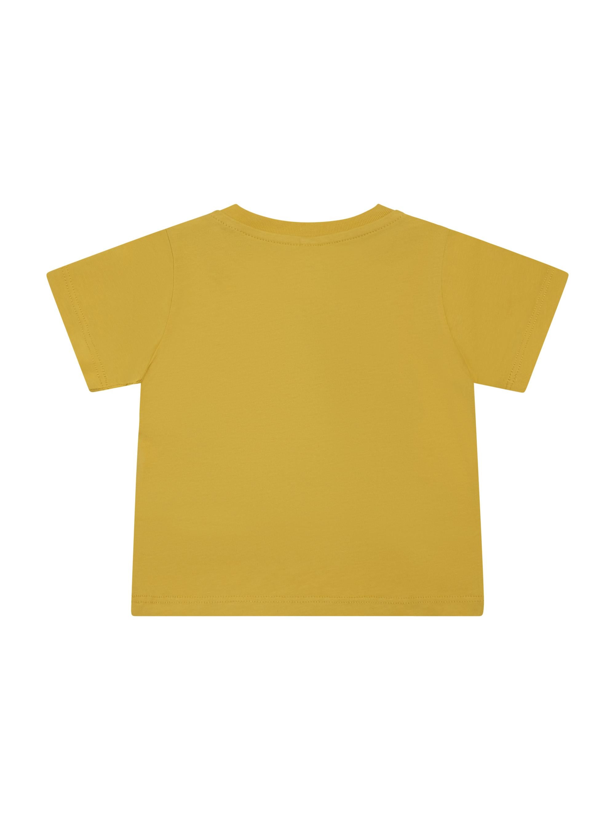 T-shirt per neonato Stella McCartney Kids gialla con scritta "I am the music man" TY8520 Z0434 251 STELLA McCARTNEY KIDS