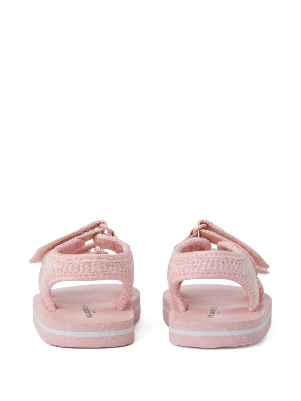 Sandali per bambina Karl Lagerfeld Kids rosa con applicazione-ikon Z31183 46F KARL LAGERFELD KIDS