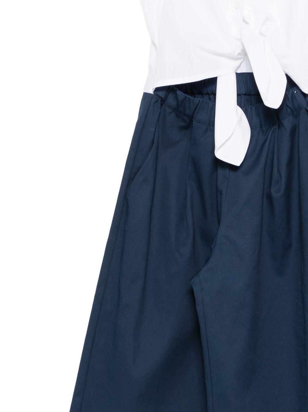Tuta intera per bambina Balmain Kids multicolore con dettaglio nodo BYAA02 G0197 620BC BALMAIN KIDS