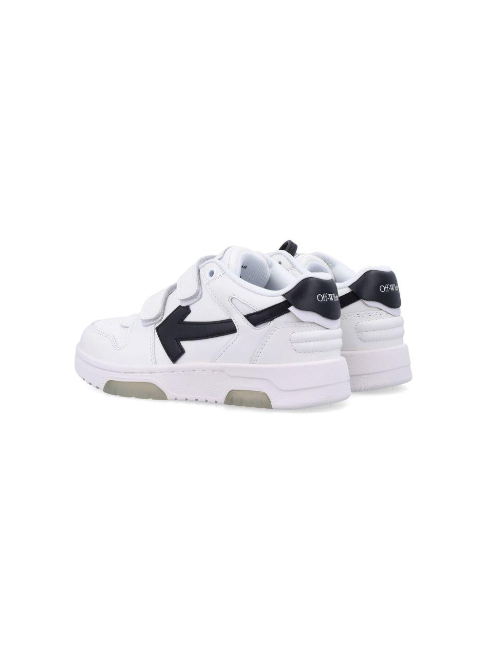 Sneakers per bambini Off-White Kids Out Of Office bianche con motivo Arrows OBIA008C99LEA002 0110 OFF WHITE KIDS