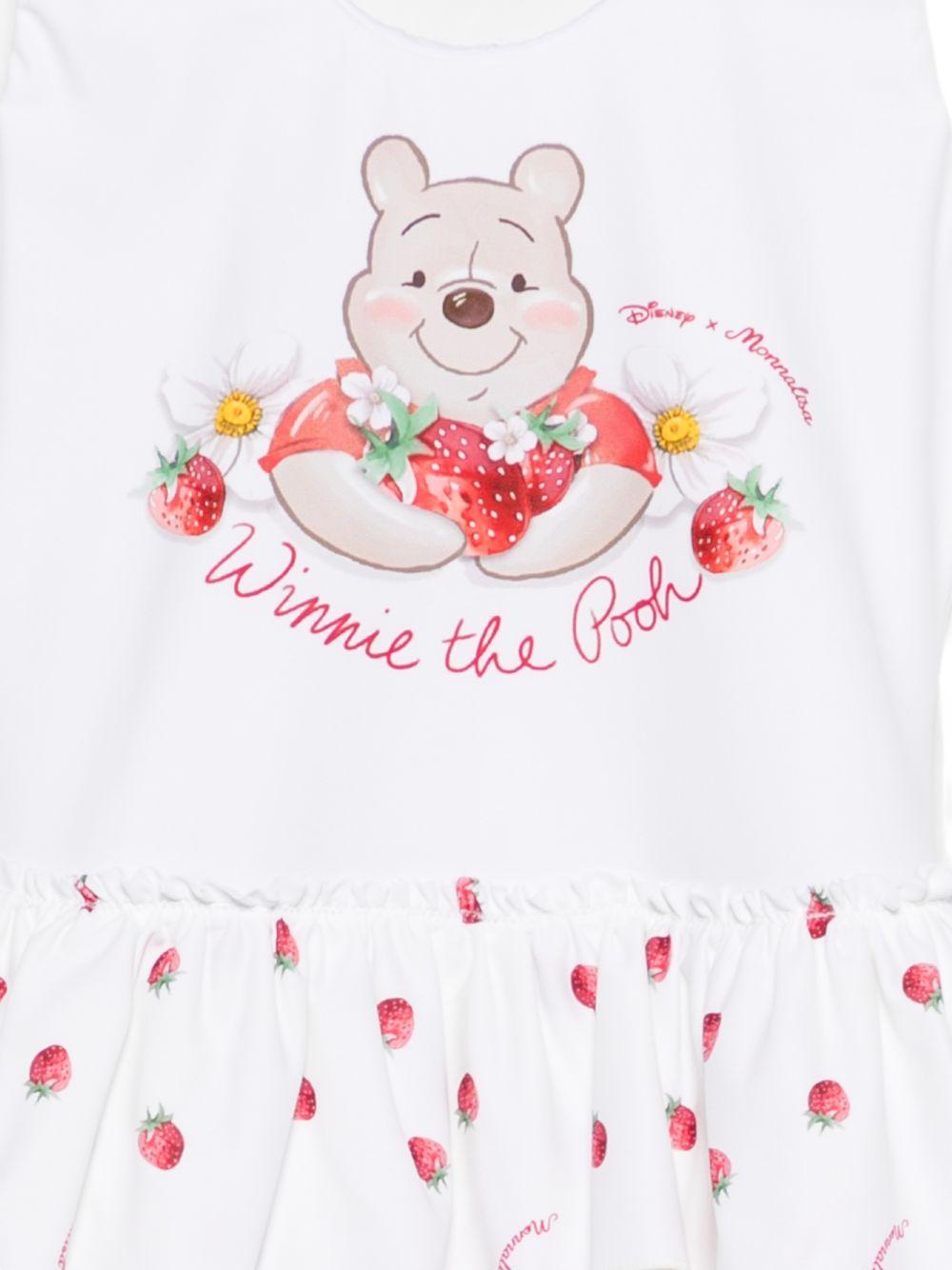 Costume da bagno per bambina Monnalisa x Disney bianco con stampa Winnie the Pooh 39G026 7095 9944 MONNALISA