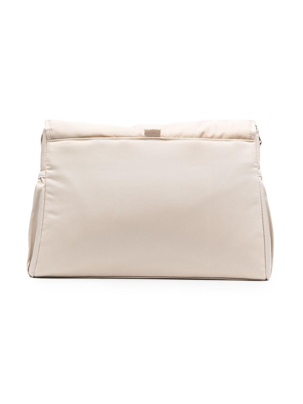 Borsa fasciatoio per neonati Emporio Armani Kids beige con applicazione 402145 CC904 00055 EMPORIO ARMANI KIDS