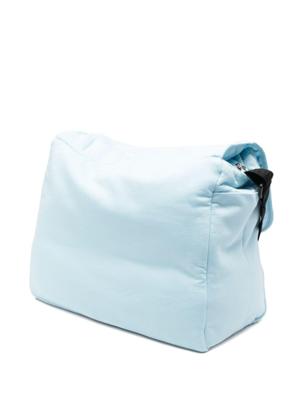 Borsa per neonato Moschino Kids azzurro con stampa Teddy Bear MUX05VLCA19 40304 MOSCHINO KIDS