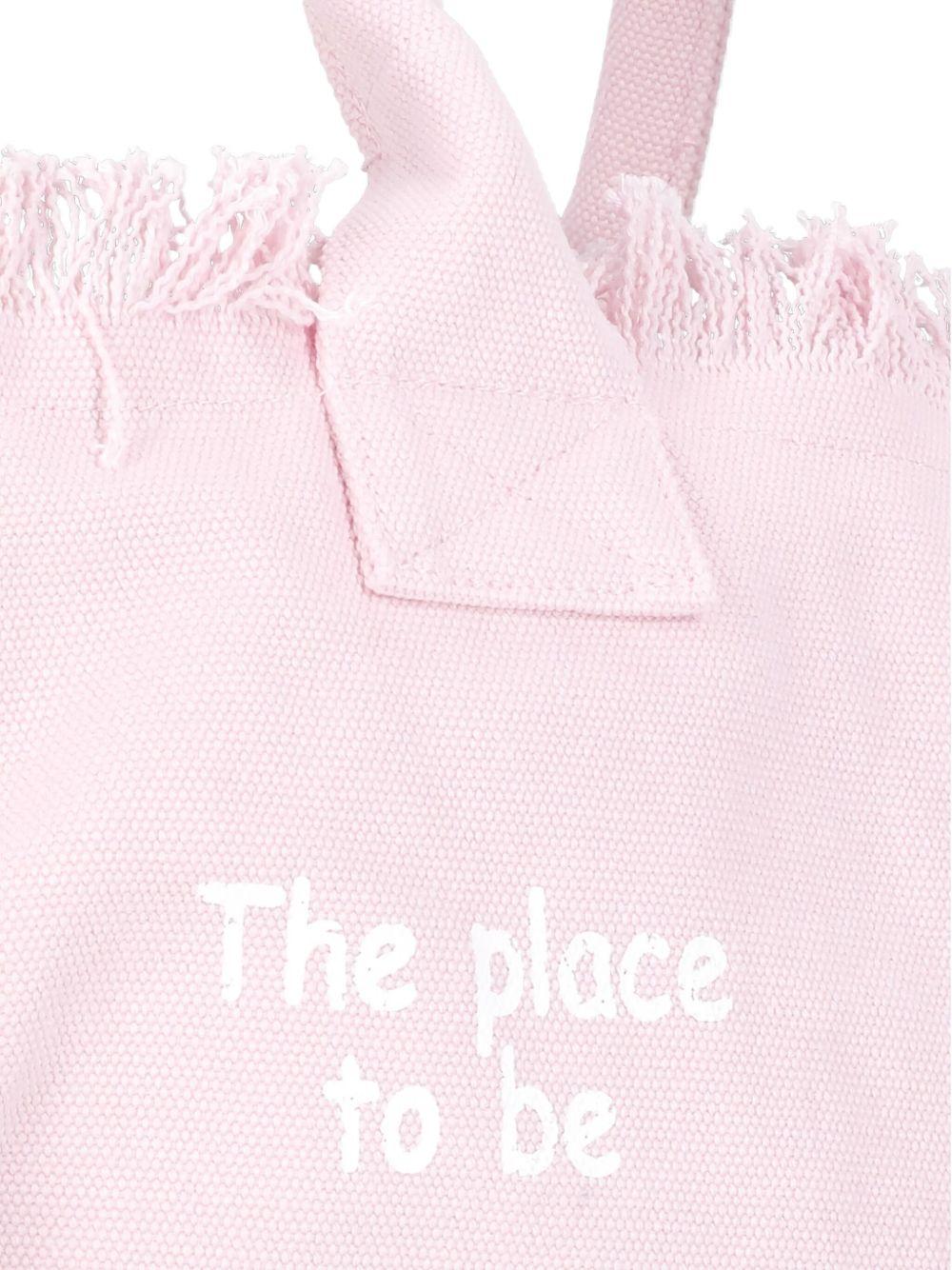 Borsa Vanity MC2 Saint Barth rosa con dettagli frange VANI001 09197L MC2 ST. BARTH KIDS