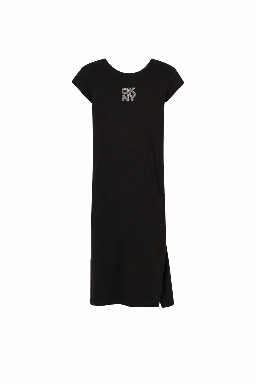 Abito per bambina Dkny Kids nero con decorazione D62697 09B DKNY