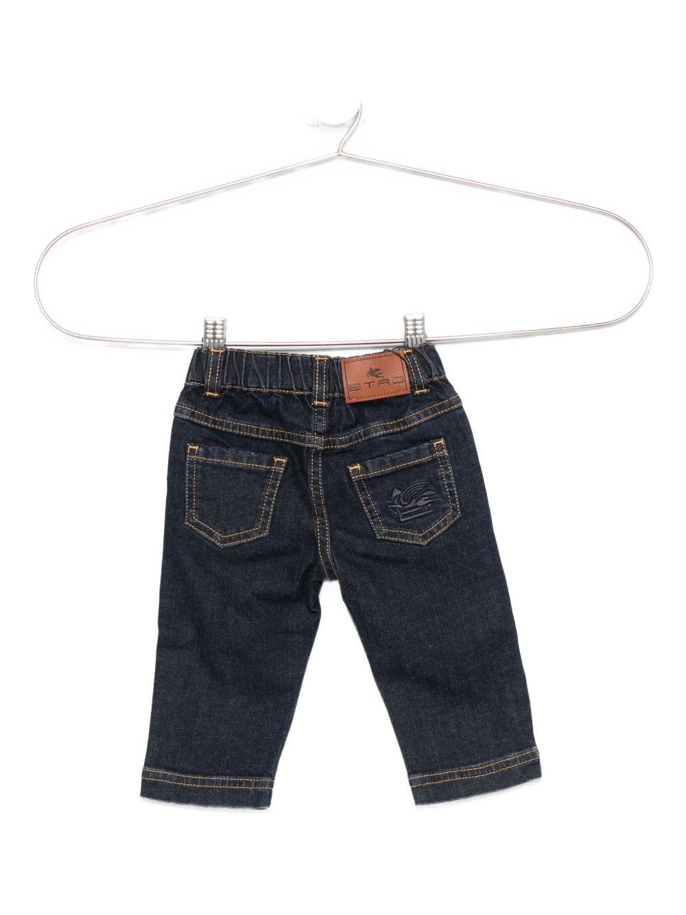 Jeans per neonato ETRO KIDS blu con elastico in vita GX6520 D0101 620 ETRO KIDS