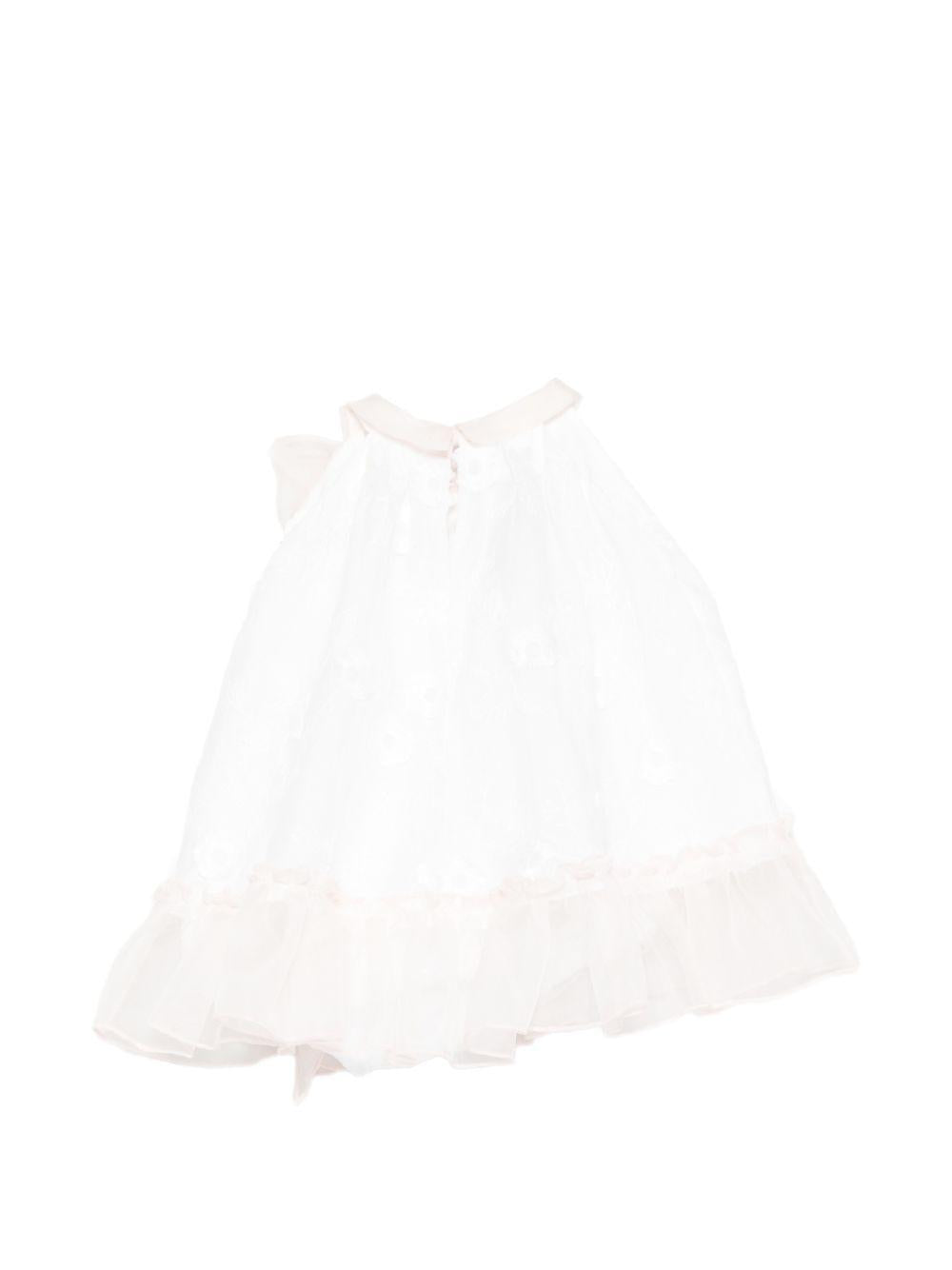 Abito per neonata La Stupenderia bianco con dettaglio fiocco 2CBAB52 X08 LA STUPENDERIA KIDS