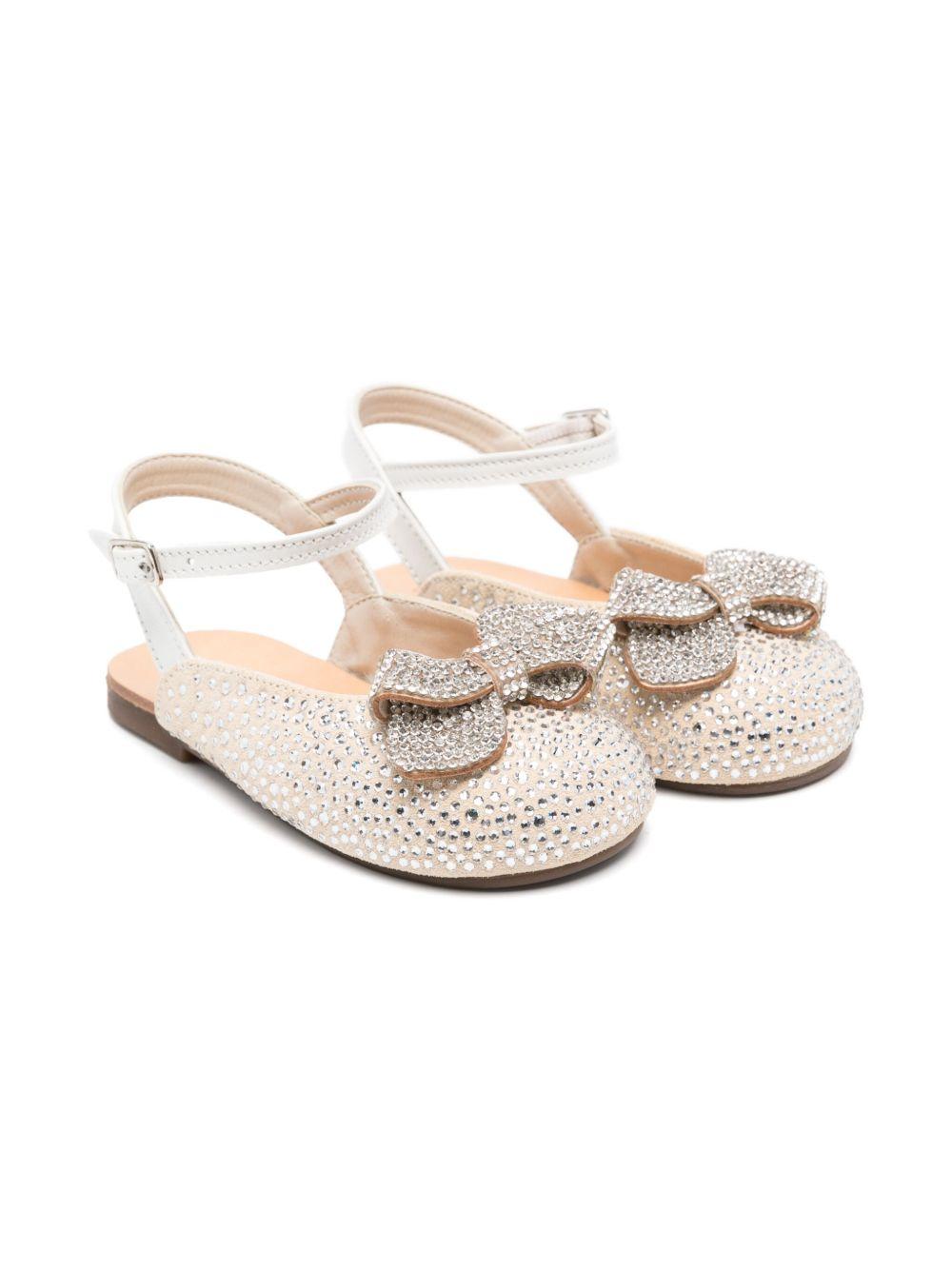 Sandali per bambina BabyWalker beige con dettaglio fiocco PB5868 IVORY BABYWALKER KIDS