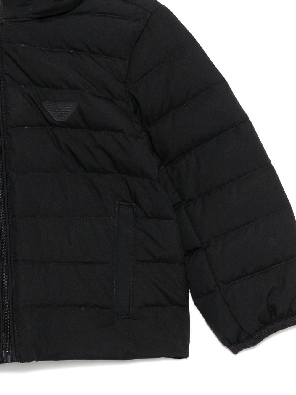 Giubbino per neonato Emporio Armani Kids blu con design trapuntato EB000417 AF14935 UB118 EMPORIO ARMANI KIDS