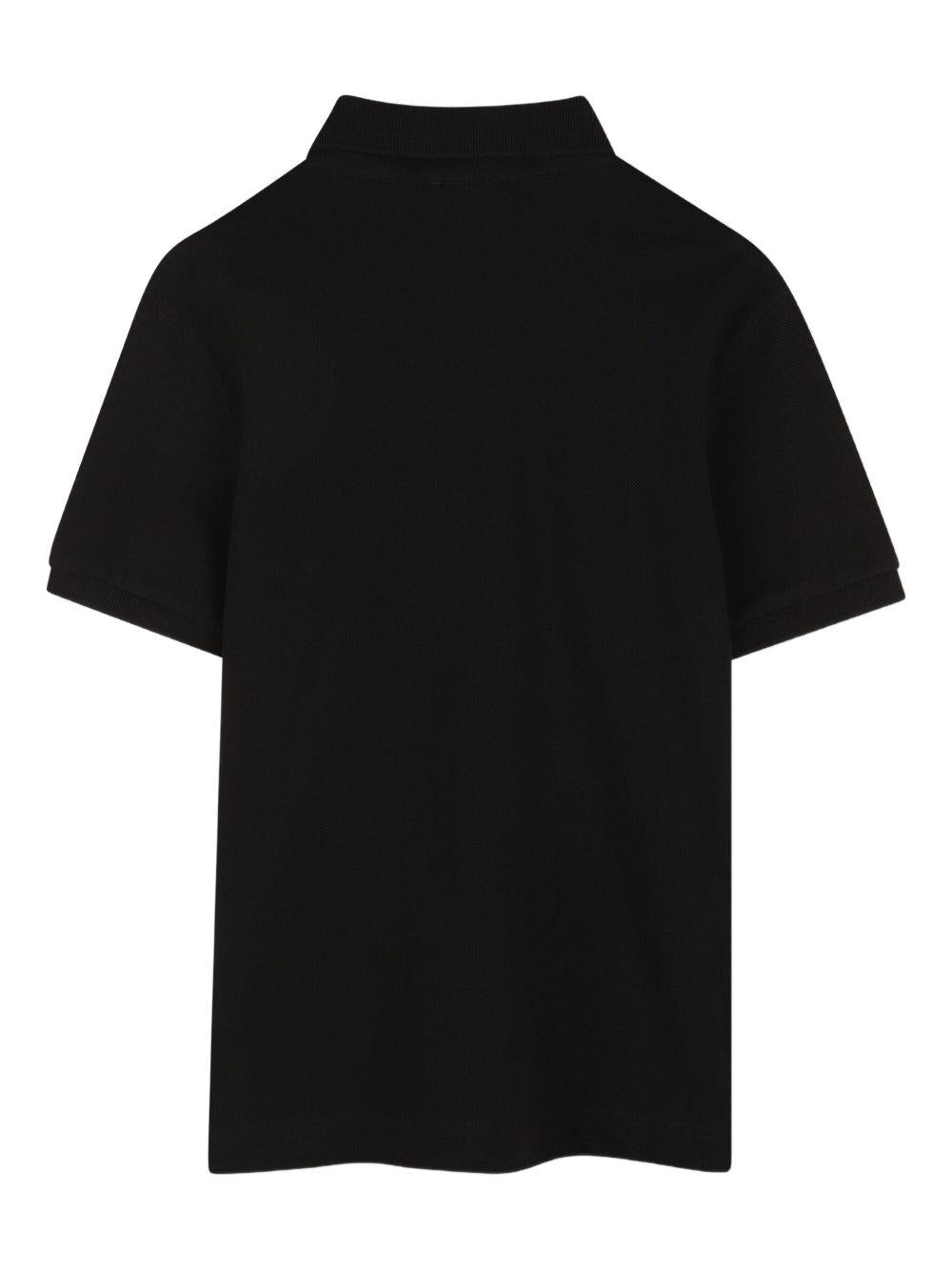 Polo per bambino Givenchy Kids nero con logo ricamato H30966 09B GIVENCHY KIDS