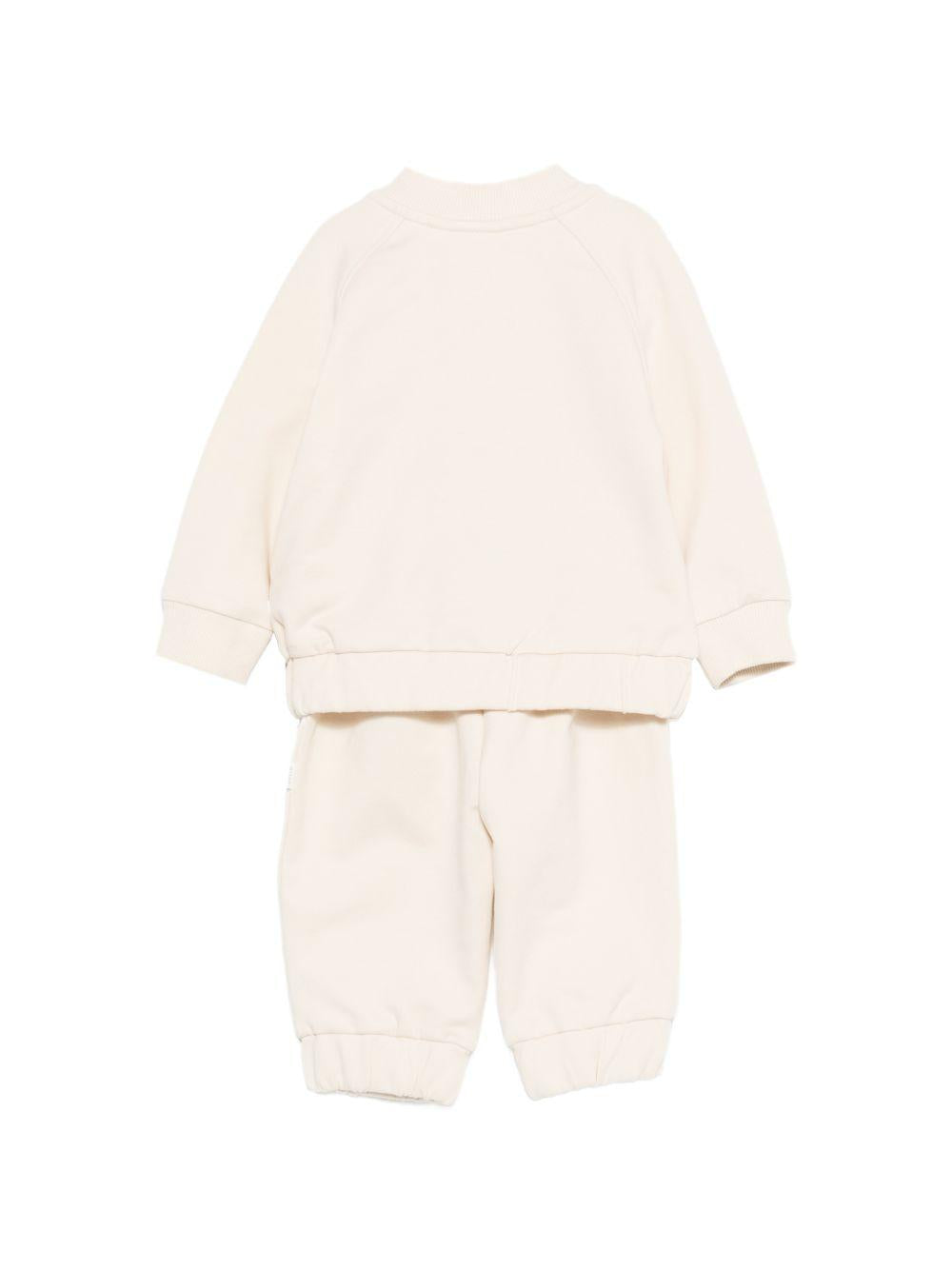 Tuta sportiva per neonato BOSS Kids beige con inserti J53049 21K BOSS KIDS