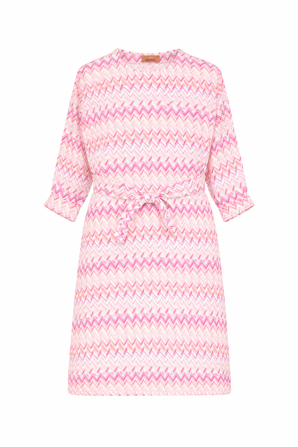 Abito per bambina Missoni Kids rosa a zig zag MY1B30 K0275 101FU MISSONI KIDS