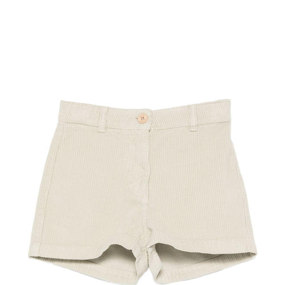 Shorts per bambina Etro Kids beige con trama a coste GZ6A59 Z4073 108 ETRO KIDS