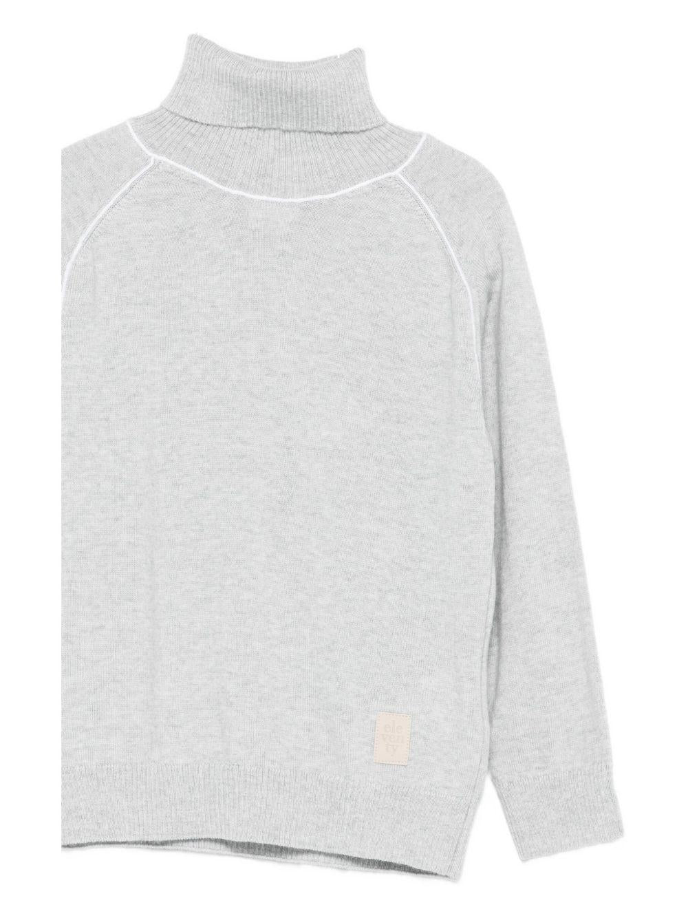 Maglione per bambino Eleventy Kids grigio con maniche raglan EX9P70 Z3403 803AV ELEVENTY KIDS