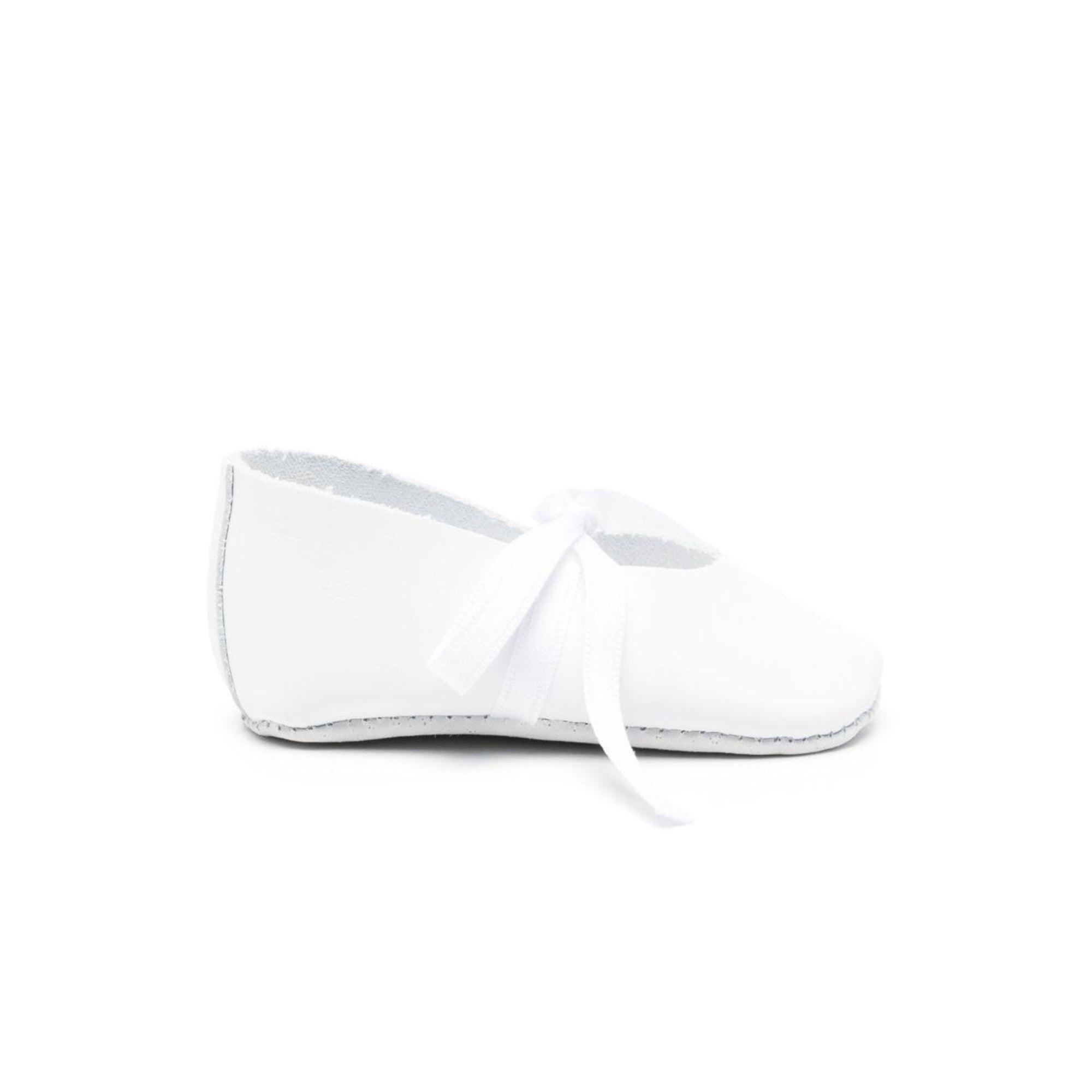 Ballerine per neonata Tartine & Chocolat bianche con nastro CC80021 01 TArtine & Chocolat KIDS