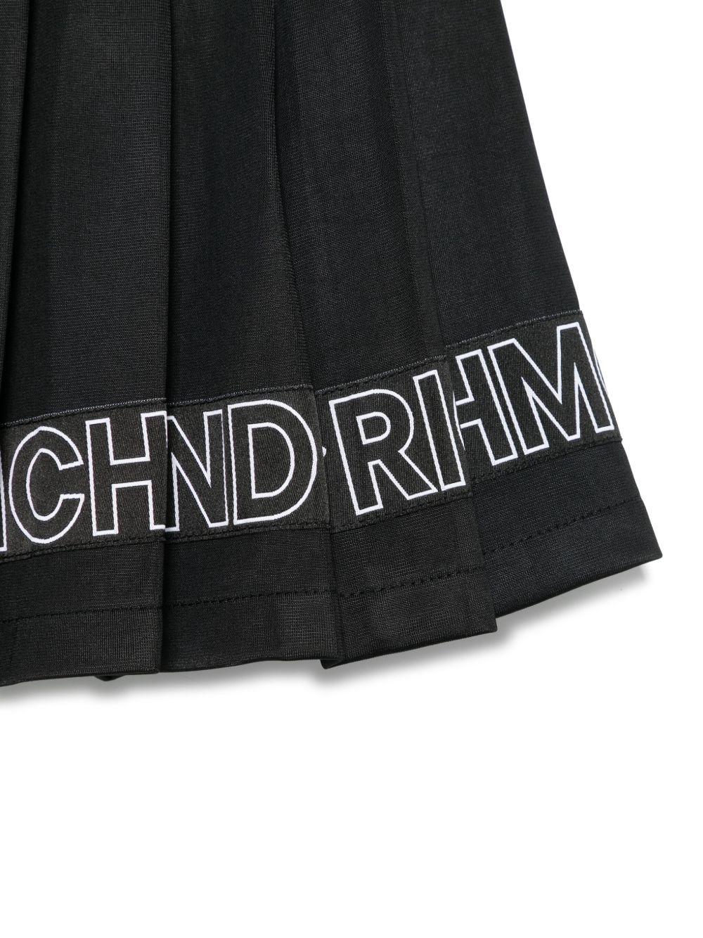 Gonna per bambina John Richmond Junior nero con logo RGP25173GO BLACK JOHN RICHMOND JUNIOR