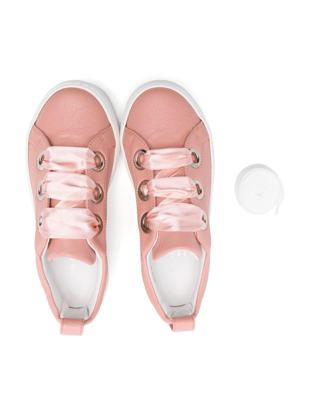 Sneakers per bambina Colorichiari rosa con chiusura con lacci FJ9581723839 84 COLORICHIARI KIDS