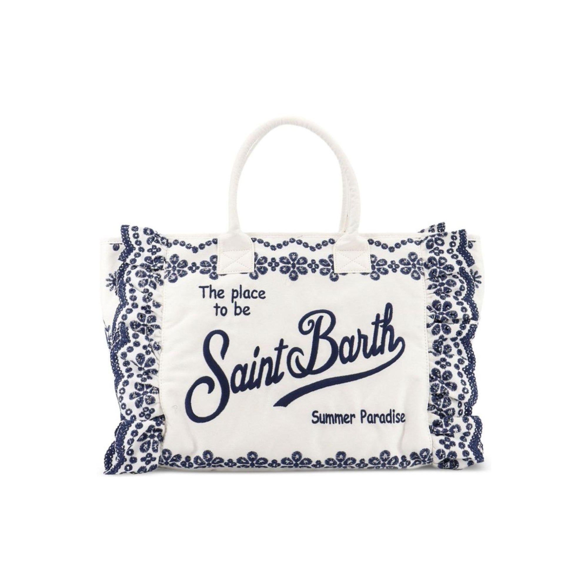 Borsa Vanity MC2 Saint barth bianca in pizzo sangallo VANI0029 02534L MC2 ST. BARTH KIDS