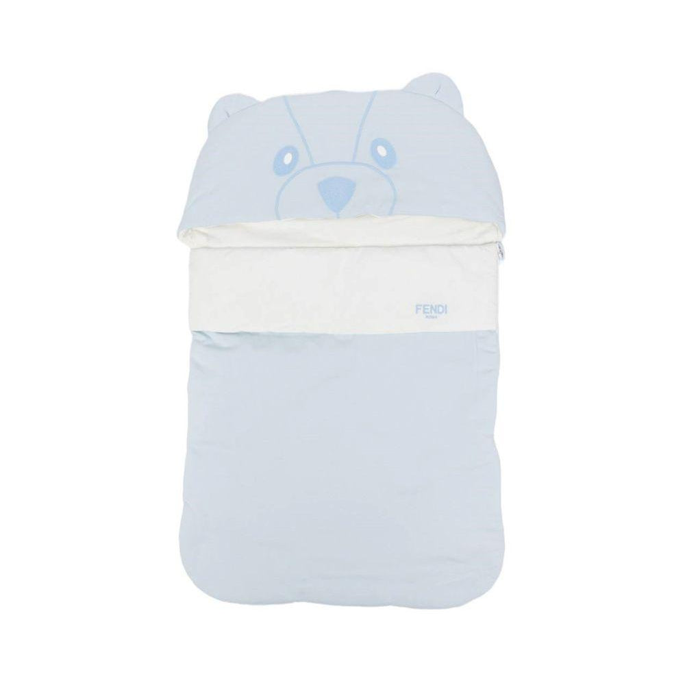 Sacco nanna per neonato Fendi Kids azzurro con design a orsetto BUJ324 ST8 F19J4 FENDI KIDS