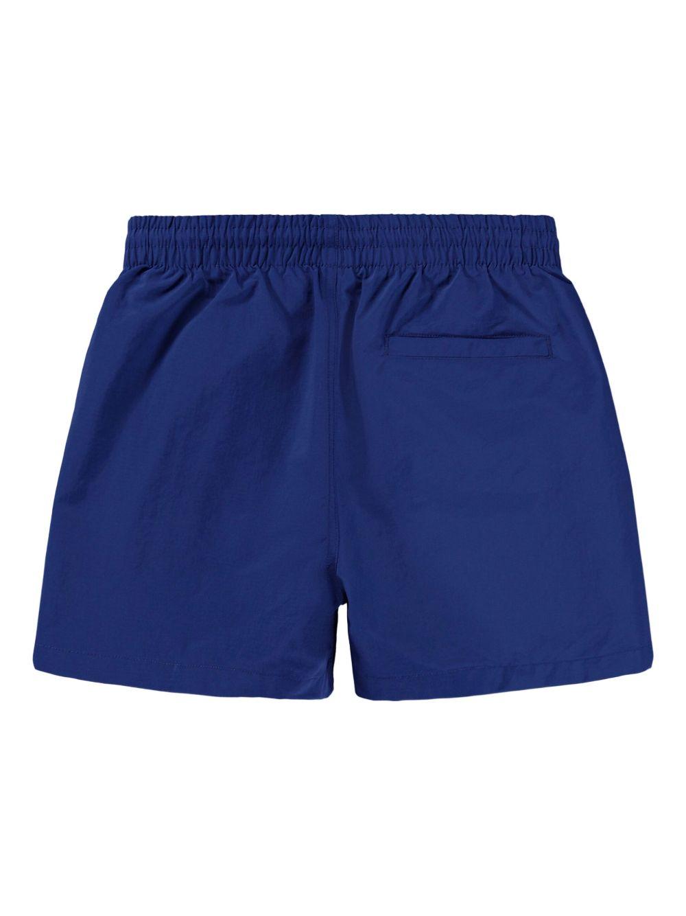 Costume da bagno per bambino Molo blu con applicazione con logo 8S26P401 5618 MOLO KIDS