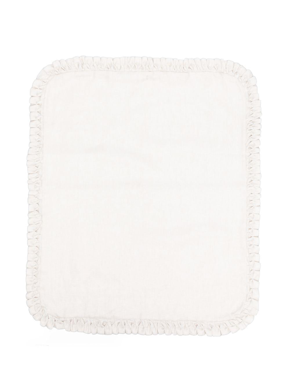 Coperta per neonati La Stupenderia beige con bordo arricciato 2CBCO50 D12AZZ LA STUPENDERIA