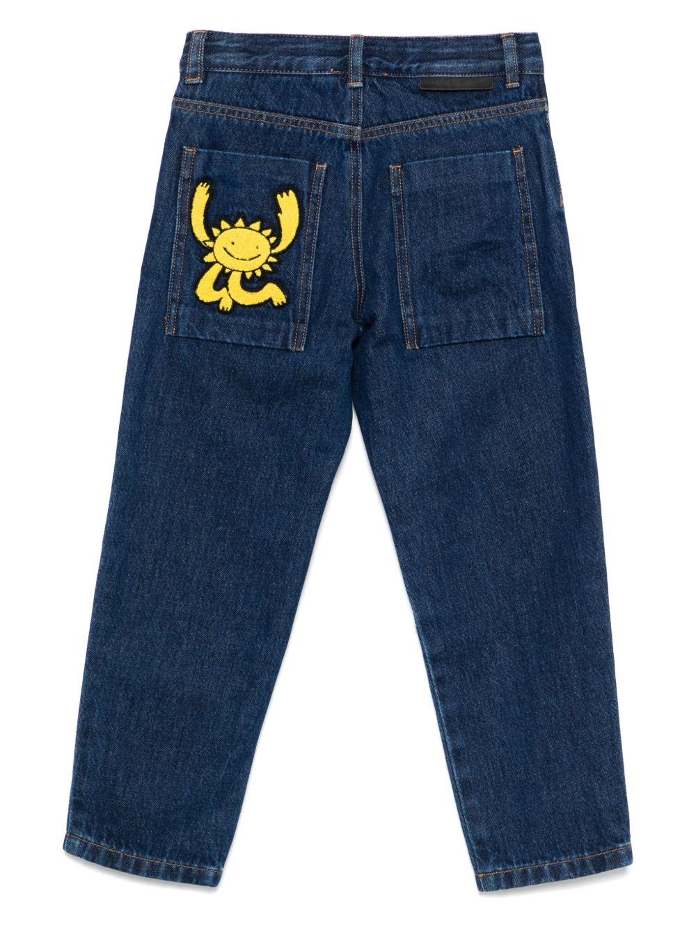 Jeans per bambino Stella McCartney Kids Earth Friends in denim TX6P70 Z0746 635 STELLA McCARTNEY KIDS