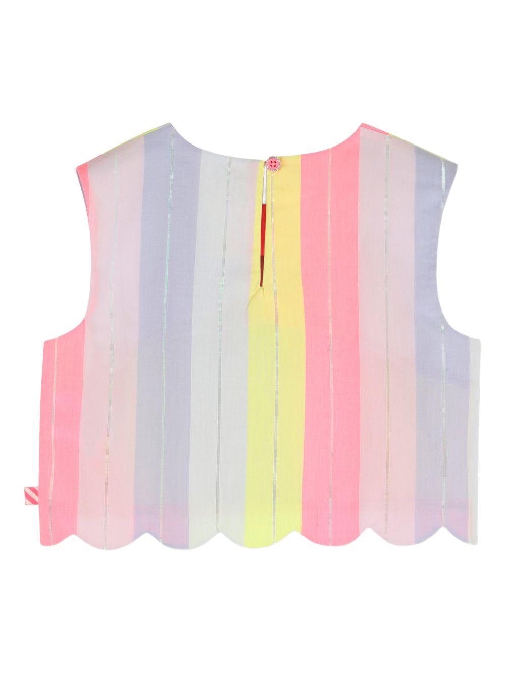 Top per bambina Billieblush multicolore a righe U21983 Z41 BILLIEBLUSH KIDS