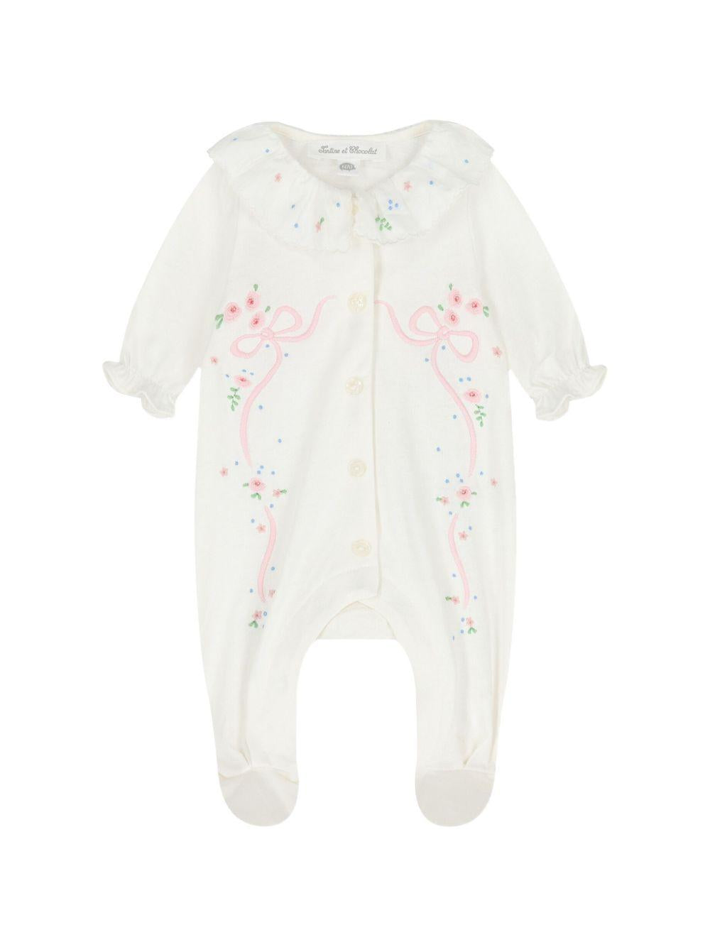 Tutina per neonata Tartine & Chocolat multicolore finiture increspate CC54000 13 TArtine & Chocolat KIDS