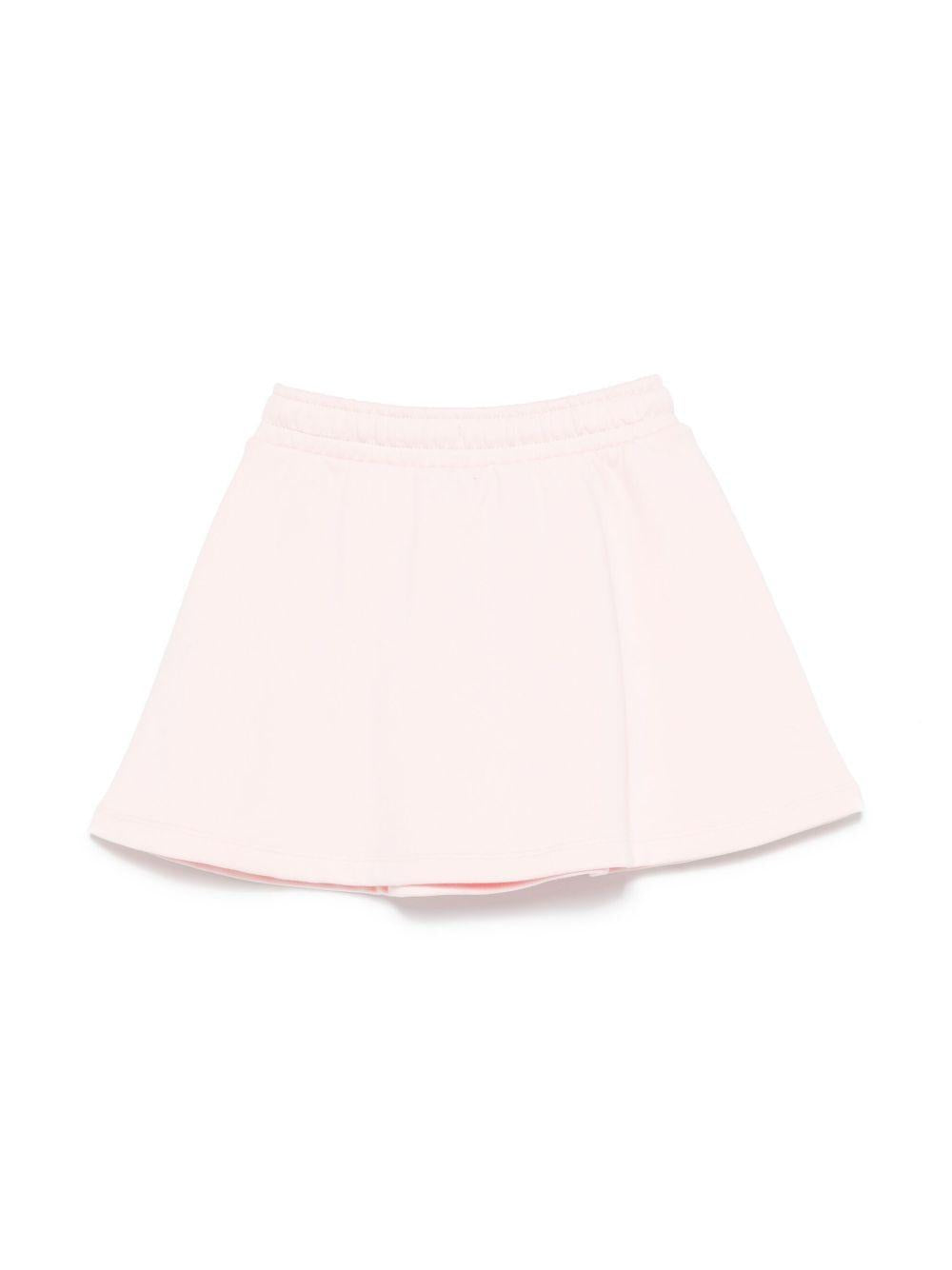 Gonna con logo per bambina Moschino Kids rosa con due tasche laterali HBJ02GLCA32 50209 MOSCHINO KIDS