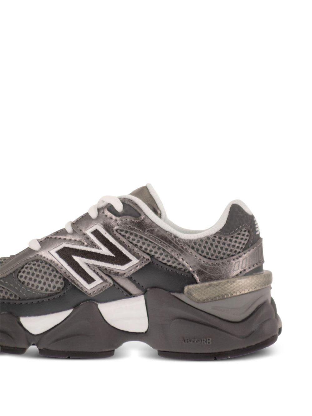 Sneakers per bambini 9060 New Balance Kids grigie con chiusura con lacci P9060 3AL NEW BALANCE KIDS
